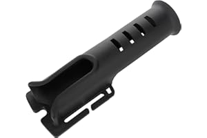 BigTron Angeln Gürtel Rutenhalter, Tragbarer Pol-Einsetzgerät Angelrute Rohre Rutenständer Einstellbar Outdoor Zubehör für Getriebe (Schwarz)