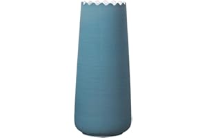 HCHLQLZ 30cm Azúl Decorativos Modernos Ceramica Jarrones de Flores para Mesa de Comedor Sala de Estar Idea Regalo para Cumpleaños Boda Navidad