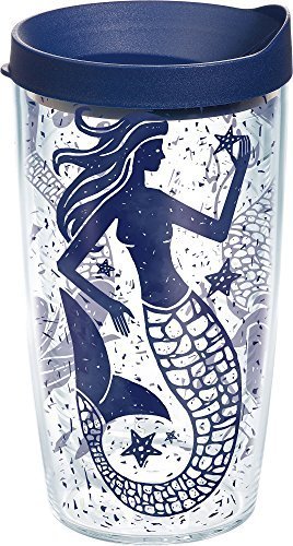 Tervis Tumbler Vintage Mermaid Collage Wrap mit Deckel Klauenhammer, mit Deckel von Tervis
