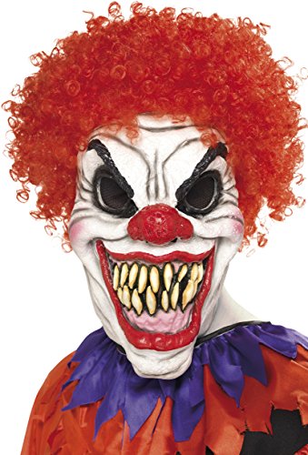 Smiffy's - Furchterregender Clown Maske verschiedene Designs