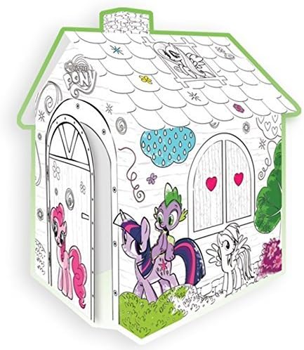 Cardboard house Playhouse for Paint "My Little Pony"
