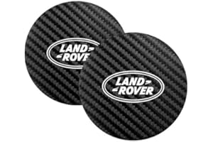 CANLAY 2 Sottobicchiere Auto Antiscivolo, Portabicchieri Anti-Polvere Accessori per la Decorazione Interni Auto per Land Rover Range Rover Evoque Velar Defender Discovery Freelander