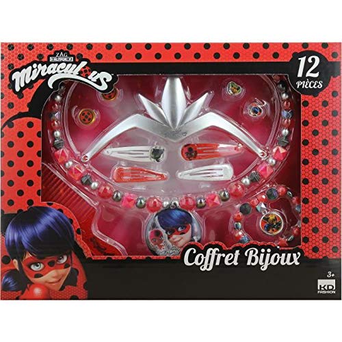 kd fashion T19803 - Caja de Joyas (12 Unidades), Color Rojo