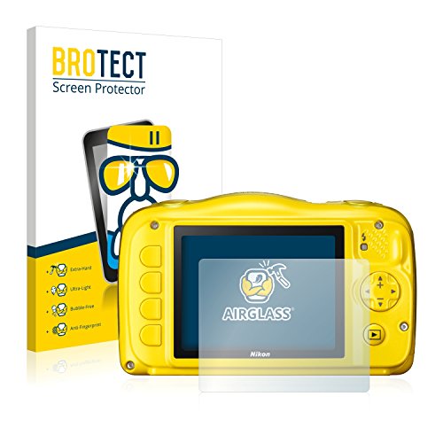  1 Pack  Nikon Coolpix S33 Protection Verre - AirGlass Film Protecteur   cran Vitre