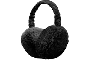 Uoimky Cache-oreilles, Cache-oreilles Femme Hiver Pliable et Réglable Peluche Earmuffs Confortable et doux Cache-oreilles Warmers Earmuffs pour Femme et Homme