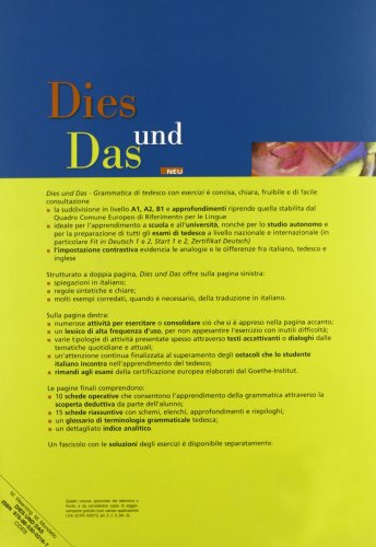 Book's Cover of Dies und Das. Grammatica di tedesco. Con esercizi. Per le Scuole superiori