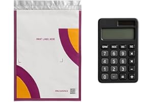 Securement meesho packing material courier bags without pod pouch With barcode qr (6.5 x 8 Inches) -100 Bags