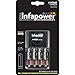 Price comparison product image Infapower 4 Hour Battery Charger with 4 x AA 2500mAh Rechargeable Batteries