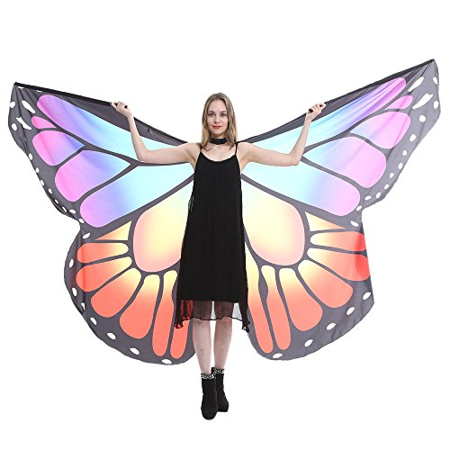Preisvergleich Produktbild JUSTSELL Festival - Schmetterlingsflügel Kinder Schmetterlingsflügel Erwachsene Schmetterlingsflügel Damen Kostüm Blau Samantha Kostüm Mädchen Jahr Karneval Silvester Parade
