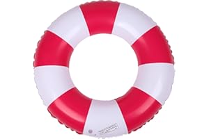 JUNBAOYYDS Anello di nuoto gonfiabile, Anello di Nuoto Gonfiabile Galleggiante Adulti, Vintage a Righe Ciambella Salvagente Gonfiabile, per Galleggiante per bambini adulti