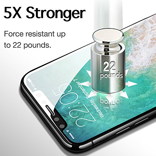 iPhone-X-Screen-Protector-Lifetime-Warranty-ESR-Premium-Tempered-Glass-Screen-Protector-Full-Coverage-Maximum-Protection-Up-to-22-Pounds-Force-Resistant-for-iPhone-X-58-Black