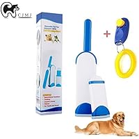 Pet Pinsel,CJMJ Pelz Pet Bürste,selbstreinigendem entfernen Hund Cat Hair Kleiderbürste,Pet Hair Remover Reusable(blau)