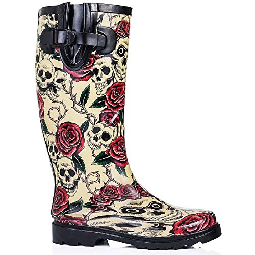 skull wellies