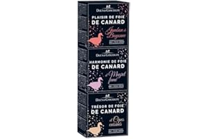 DUCS de GASCOGNE - Coffret Gourmand Trio de spécialités au Foie Gras - Comprend 3 spécialités au Foie Gras - spécial Cadeau
