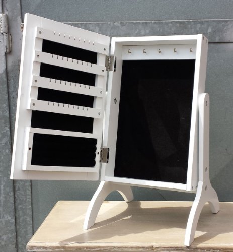 Schminkspiegel mit Schmuckschrank 52×29 Spiegel Spiegelschrank Schmuckschatulle - 2
