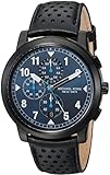 Michael Kors Men's Paxton MK8547 Black Leather Japanese Quartz Fashion Watch