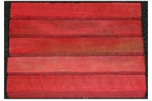 Affilautensili Manzanese LEGNO ARTIGIANALE AUSTRALIANO REDHEART 300mm X 38mm X 38mm