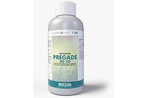 MAGAZZINI GM Bottos PREGADE, Concime Fertilizzante Liquido, Attiva Autodifesa da malattie fungine,Ideale per Giardini e Campi Sportivi, Sistema di Protezione Ecologico, Dosaggio 15/20 gr per 100 mq, 1Kg (1)