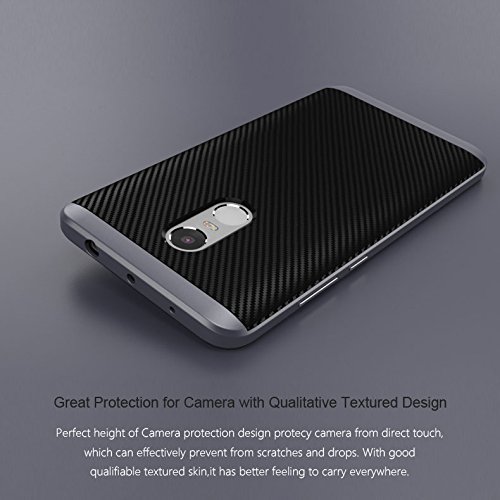 Redmi Note 4 Funda ivencase Prima H brido Anti-rasgu os Marco Bumper Carcasa Doble Capa Fibra de Carbono para Xiaomi Redmi Note 4 5 5 Redmi Note 4 Funda ivencase Prima H brido Anti-rasgu os Marco Bumper Carcasa Doble Capa Fibra de Carbono para Xiaomi Redmi Note 4 5 5