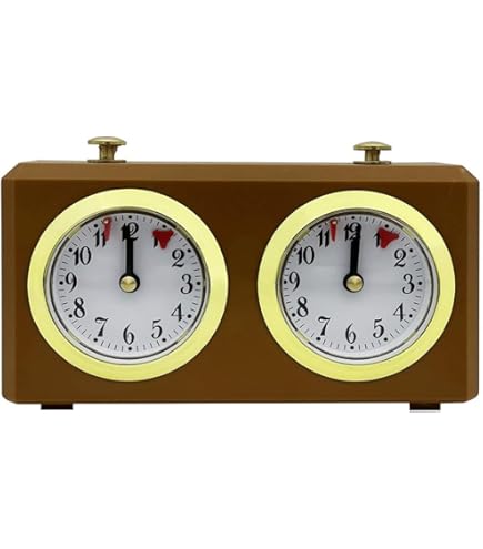 Schaakklok, digitale schaaktimer, professionele schaakklok met grote wipknop, speltimer (A
