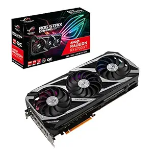 ASUS ROG Strix AMD Radeon RX 6700 XT OC Edition Gaming Graphics Card AMD RDNA 2, PCIe 4.0, 12GB GDDR6, HDMI 2.1, DisplayPort 1.4a, Axial-tech Fan Design, 2.9-Slot, Super Alloy Power II, GPU Tweak II