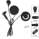 ★ Mic / Kopfhörer Kabel Geeignet für FreedConn 3 Modelle TCOM (TCOMVB, TCOM-02 & TCOM-SC), FDCVB und COLO Serie Motorradhelm bluetooth Gegensprechanlage