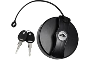 GENERISCH ABL pokrywa zbiornika na olej napędowy, do przyczepy kempingowej, przyczepy kempingowej, z bezpiecznikiem, czarna