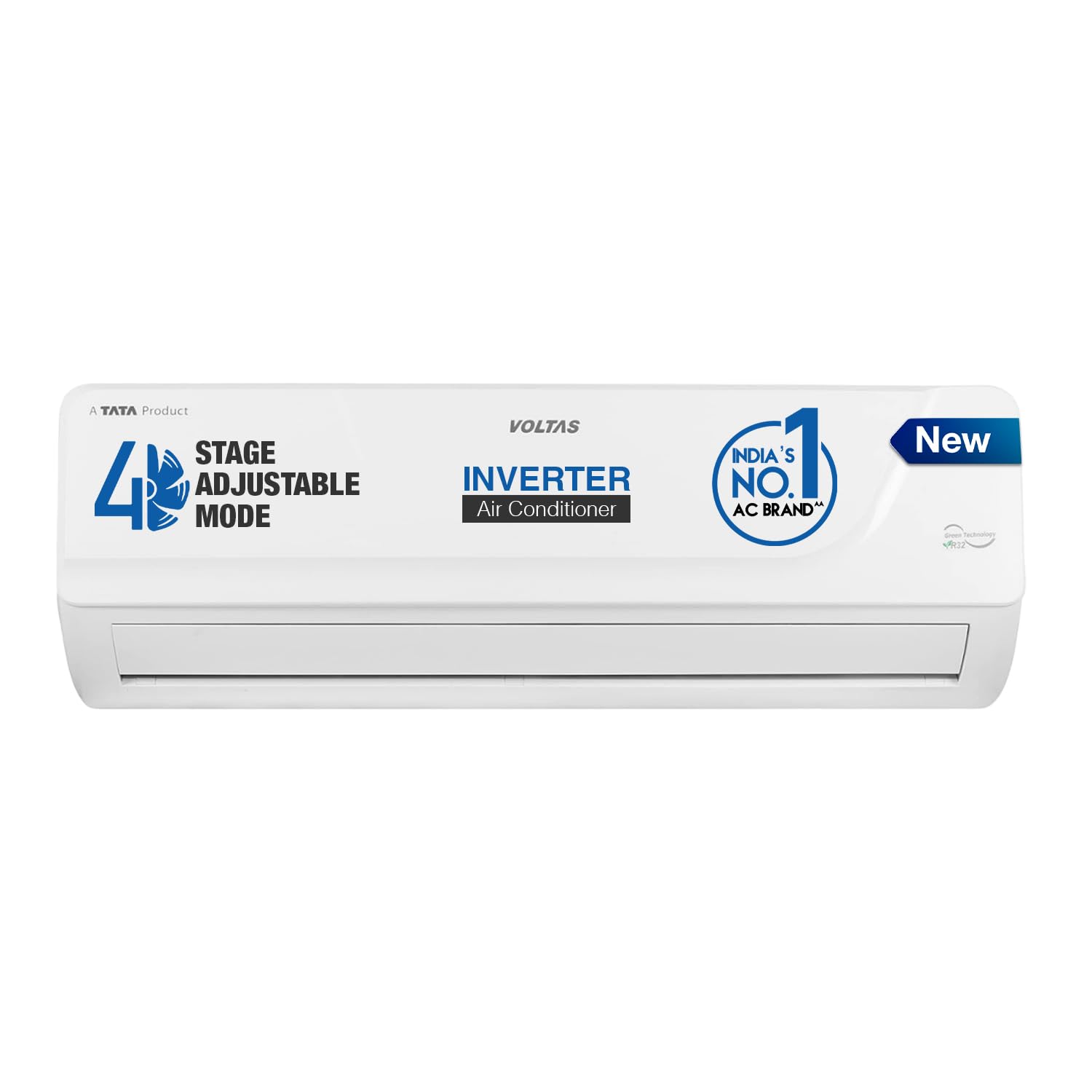 Voltas 1.4 ton 5 Star, Inverter Split AC (Copper, 4-in-1 Adjustable Mode, Anti-dust Filter, 2024 Model, 175V Vectra CAR, Whit