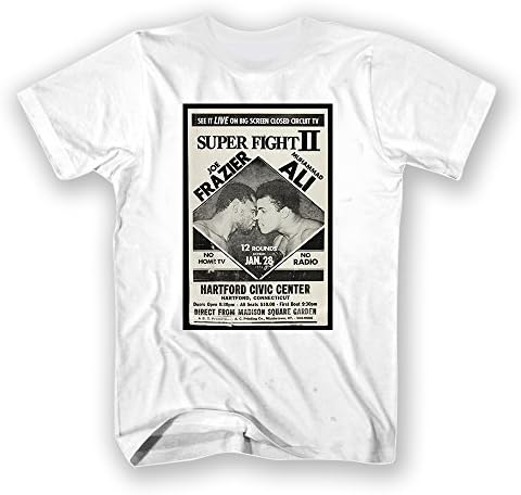 MUHAMMAD ALI T SHIRT THE GREATEST RIP BOXER CASSIUS CLAY T SHIRT TOP Joe Frazier (Medium)