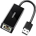 UGREEN Adaptateur USB 2.0 vers Ethernet RJ45 Réseau à 100Mbps Compatible avec Switch Wii U Mi Box S Mi Box 3 MacBook Air Pro 