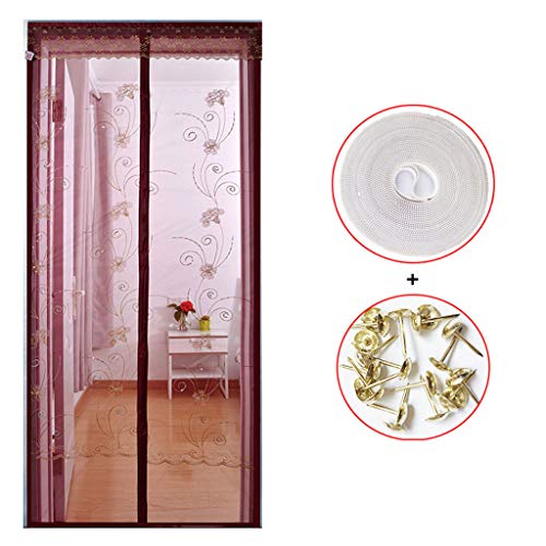 Preisvergleich Produktbild ACDRX Magnet Fliegengitter Tur Insektenschutz Balkontir, Magnetischer TüRvorhang Einfach Und Schnell Zu Montieren,31.5 * 80.7in