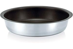 Beka 12048284 Moule Tatin en acier inoxydable intérieur revêtu 28 cm, Argent