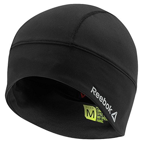 Reebok Men's Beanie Hat Running One Series, Black, One size Fits All, Z93625