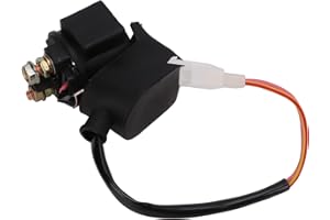 EVGATSAUTO Relè di Avviamento, 2 Pin 12V Relè Solenoide di Avviamento del Motore per GY6 50cc 70cc 110cc 125cc 250cc ATV Dirt Bikes Moto