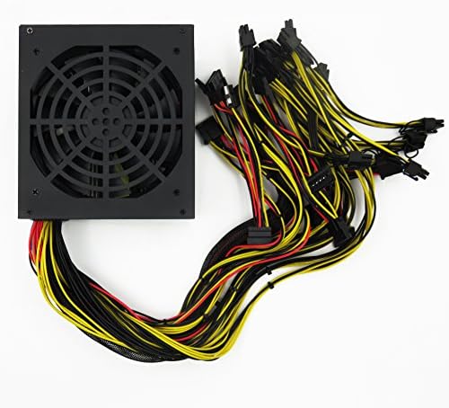 FAST HAPPY ETH ZCASH MINER power supply 1100W 12V 92A (with power cable) suitable for miner R9 380/390 RX 470/480 RX 570/580 6 GPU CARDS