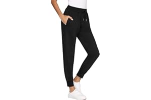 FGFD&OU Pantaloni Donna Pantaloni Sportivi Donna Jogging Cotone Pantaloni Tuta Donna Elasticizzati Pantaloni Ginnastica Casual Lunghi da Fitness Pantaloni Jogger Donna