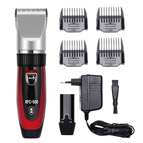 Surker RFC 508 Haarschneider Barttrimmer Körpertrimmer Elektronische Friseur Set Haarschneidemaschine für Kinder und Herren mit Akku und Netzbetrieb 2 Akkus - 7