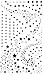 Spestyle latest design look like real many small balck and white stars temporary tattoos