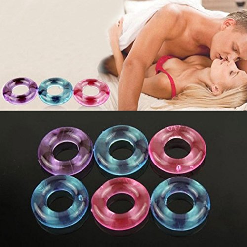 Preisvergleich Produktbild Männer Penisring Silikon Dehnbarer Cockring Verzögerungszeit Erektion Sexspielzeug