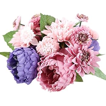 Fete Des Meres 1 Bouquet 8 Tetes En Soie Fausse Fleur Riou Pivoine Artificielle Plantes Artificielles Bouquet De Fleurs Pour Mariage Bureau Hotel Home Jardin Party Decorations Vegetaux Artificiels Arbres Et Sculptures