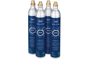 Grohe Starter Kit Bombole CO2, Argento, Set di 4 Pezzi 40422000