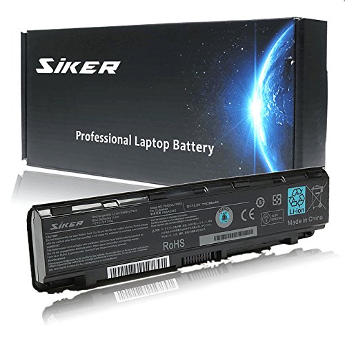 SIKER® Ersatz Akku für Toshiba Satellite C55 C55DT Laptop akku PA5109U-1BRS PA5024U-1BRS PA5025U-PA5026U