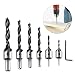 Produktbild HWeggo Holzspiralbohrer Set Holzverarbeitung Countersink Drill Werkzeug Screwdriver Reibahle 3-10mm,8-tlg