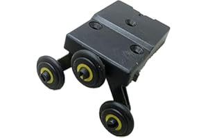 GETTIMORE Kit de roulettes pour porte coulissante avec fonctionnalité améliorée pour l'organisation de placard (noyau de roue supérieure)