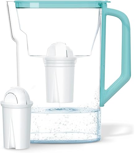 Unimax Filter Dafi Crystal Waterfilterkan - Glazen Kan 2 Liter Met | Vermindert Kalk En Chloor, BPA-vrij Met LED Sensor Unimax Filter Kalk Chloor