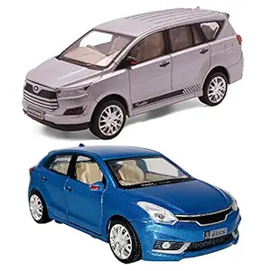 Amisha Gift Gallery plastic Pull Back Baleno Car Innovo Cristiano Model Car Toy, Multicolour, 5-8 years boys, 10 set