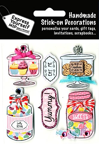 Express Yourself MIP3D Sticker-Jar With Sweets