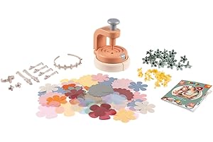 Smoby Créa - Set Bijoux Fleurs - Activité Manuelle - Création de Bijoux - Nombreux Accessoires - A Partir de 3 Ans - Fabricatio Française
