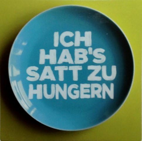 Magnet Refrigerator Magnet various motifs from Sticky jam - Satt zu hungern