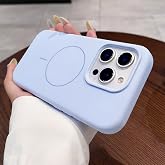 Coverzone İphone 15 Pro ile Uyumlu Kadife İ&ccedil; Y&uuml;zeyli Premium Silikon Kılıf MagSafe ile Uyumlu Kablosuz Şarj Destekli Darbe Em